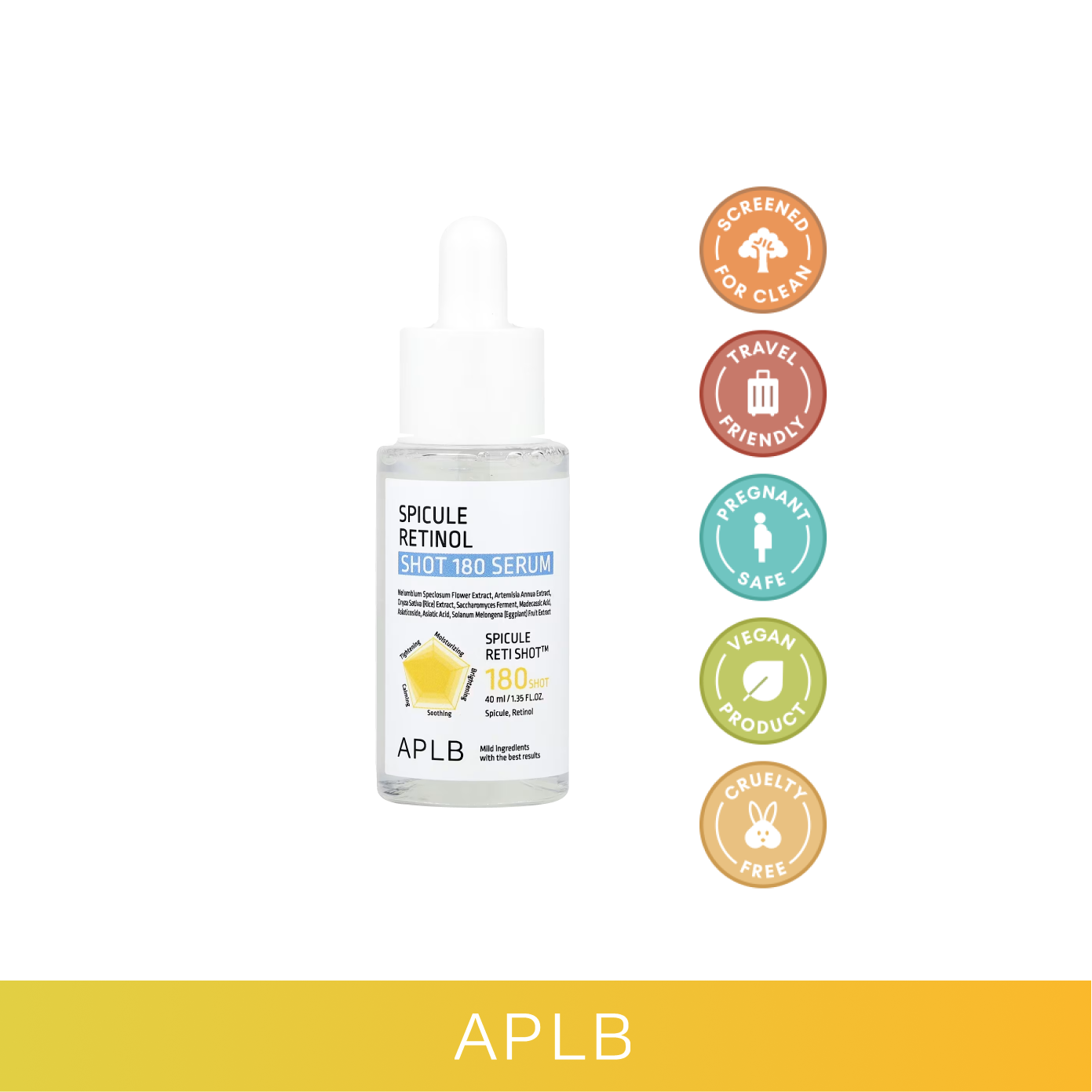 APLB Spicule Retinol Shot 180 Serum 40mL