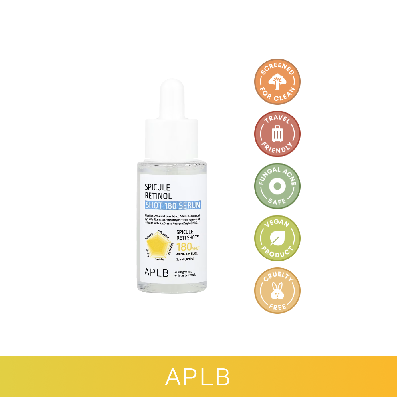 APLB Spicule Retinol Shot 180 Serum 40mL