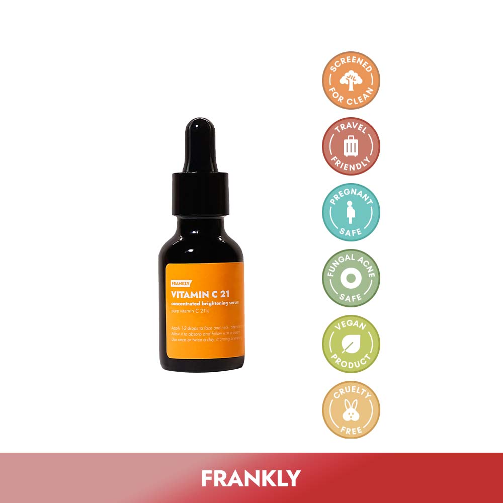 FRANKLY Vitamin C 21% Concentrated Brightening Serum 15ml – Seek Space