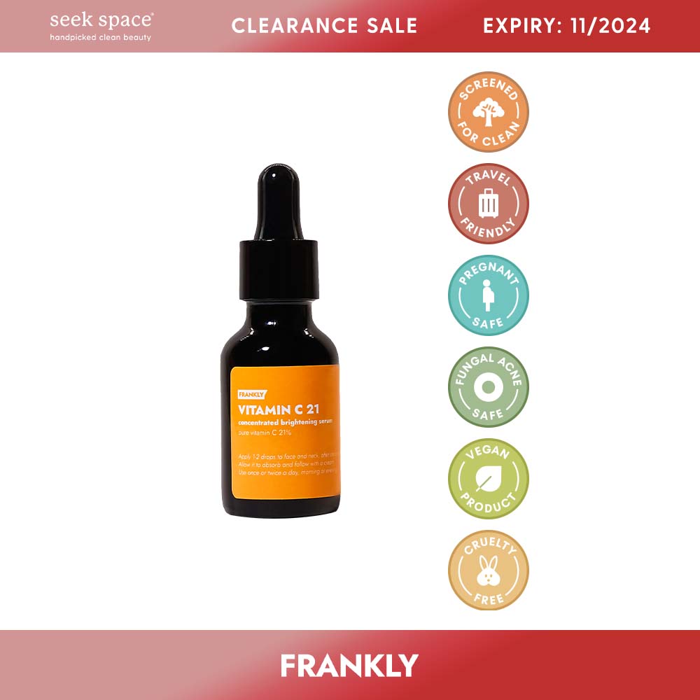 CLEARANCE FRANKLY Vitamin C 21% Concentrated Brightening Serum 15ml