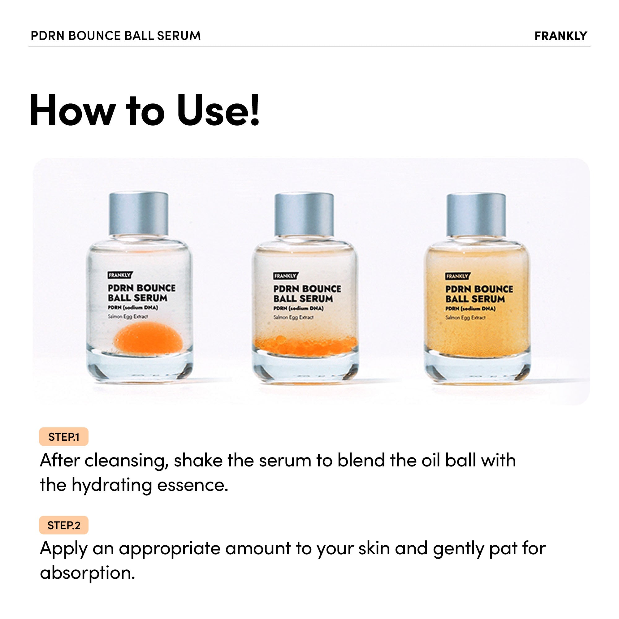 FRANKLY PDRN Bounce Ball Serum 30mL