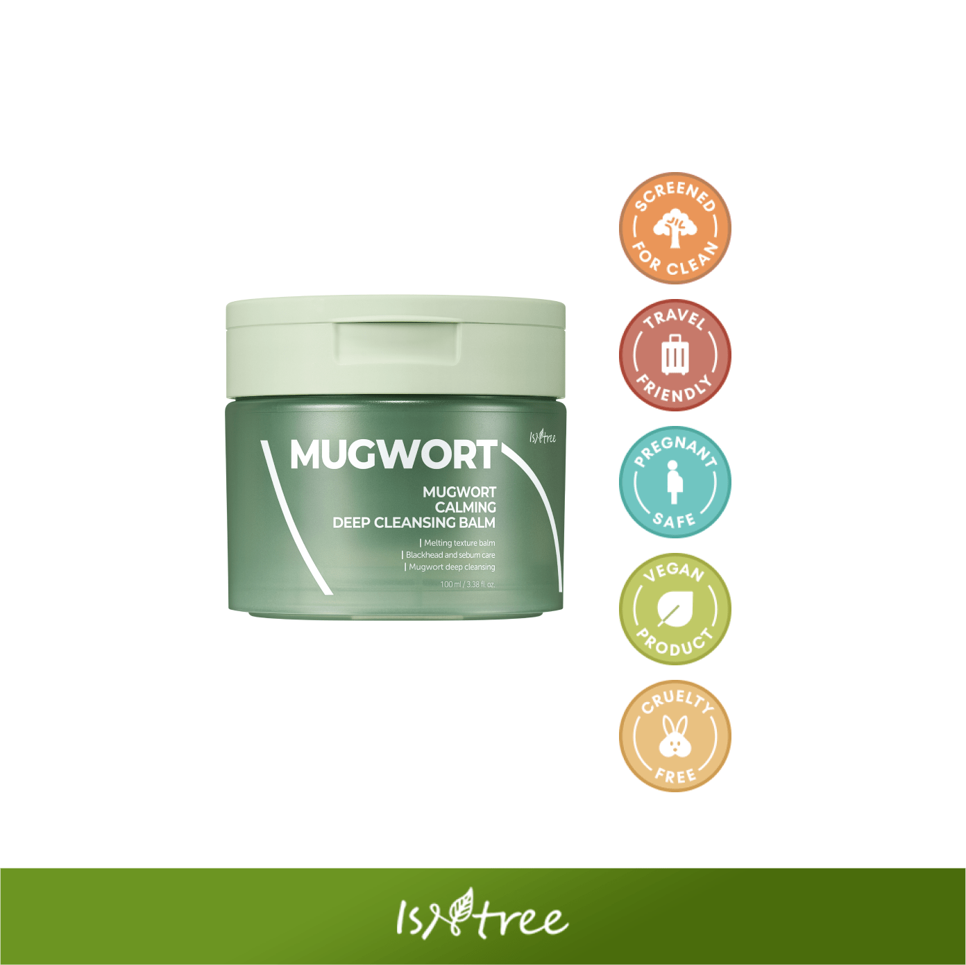 Seek Space ISNTREE Mugwort Calming Deep Cleansing Balm 100ml