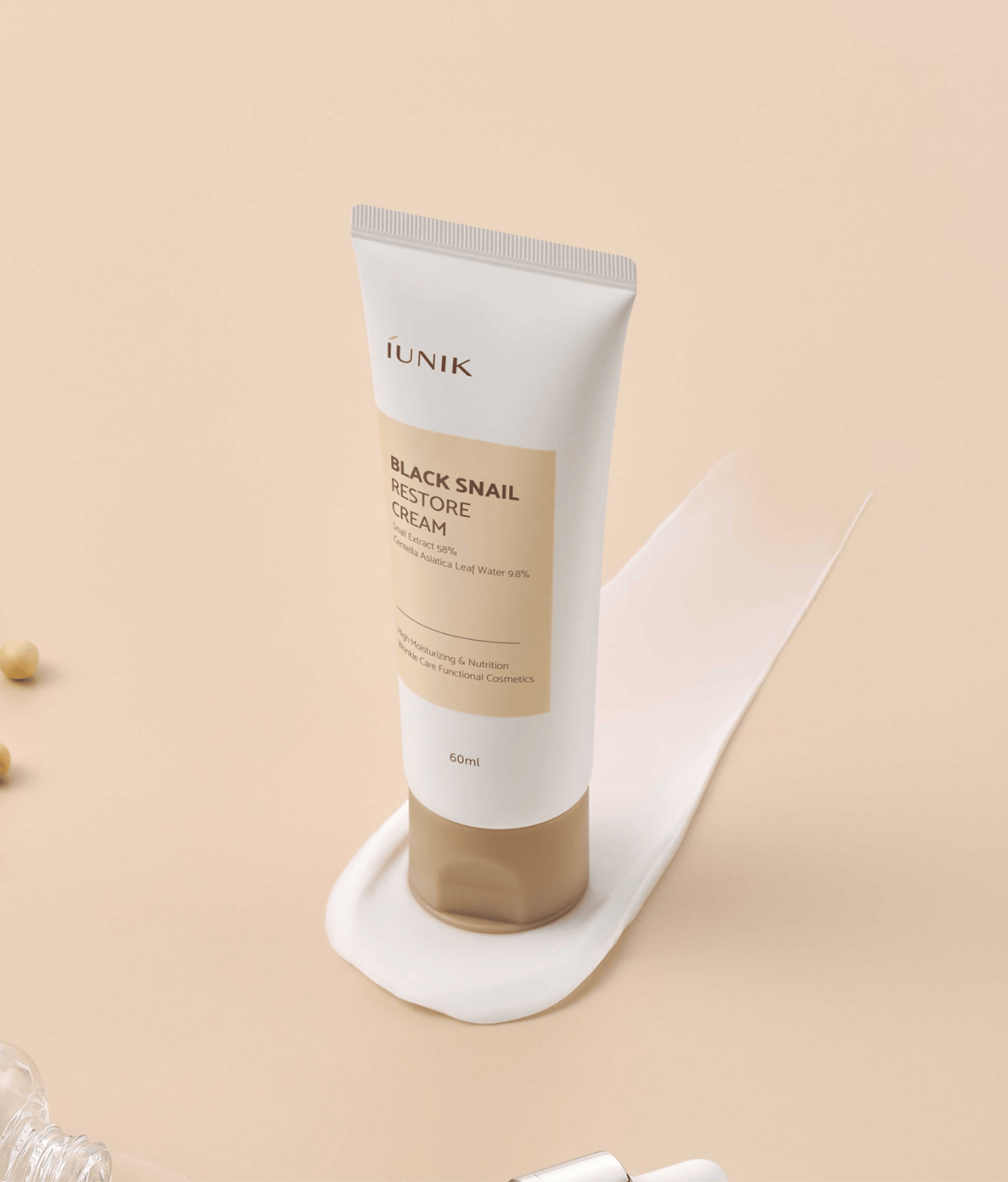 Iunik Moisturizer IUNIK Black Snail Restore Cream 60ml