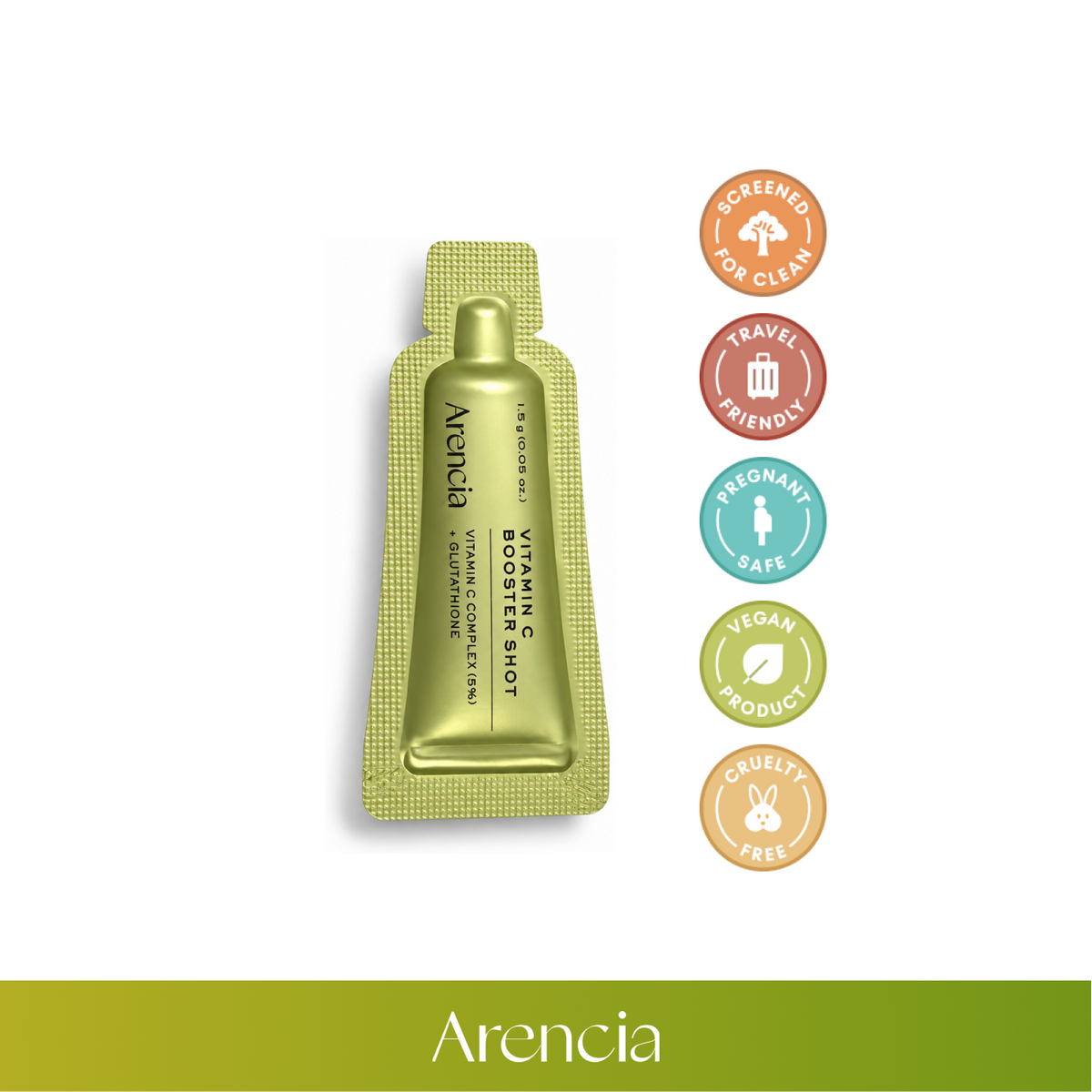 ARENCIA (SAMPLE) Vitamin C Booster Shot 1.5g