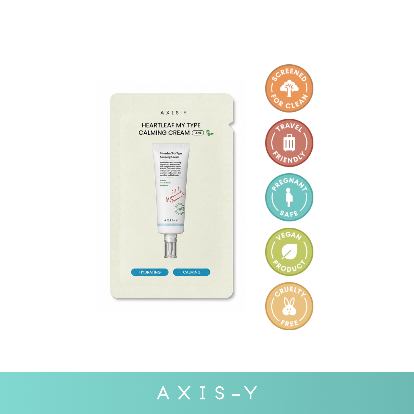 AXIS-Y (Sample) Heartleaf My Type Calming Cream 1.5mL