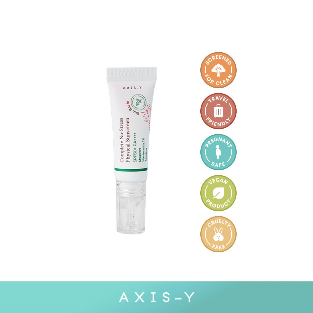 AXIS-Y (MINI) Complete No-Stress Physical Sunscreen SPF 50+ PA++++ 10m –  Seek Space