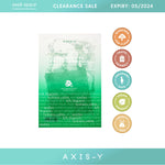 CLEARANCE AXIS-Y 61% Mugwort Green Vital Energy Complex Sheet Mask
