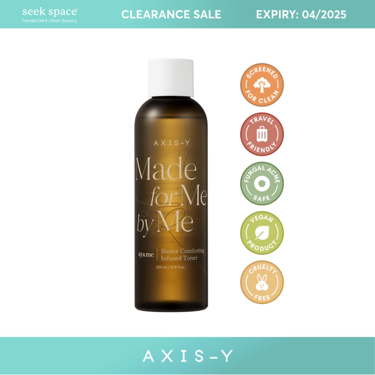 CLEARANCE AXIS-Y Biome Comforting Infused Toner 200ml [EXP.04/2025]