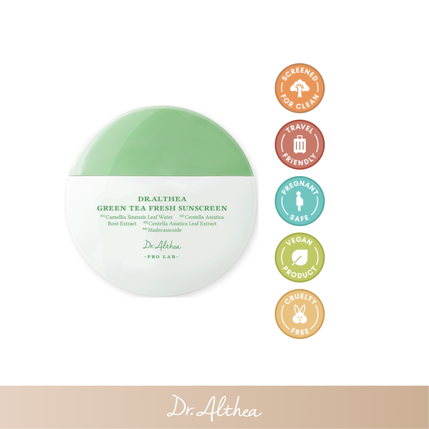 DR. ALTHEA Green Tea Fresh Sunscreen SPF50+ PA++++ 45mL