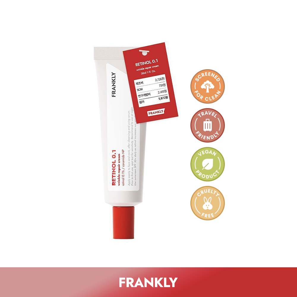 FRANKLY Retinol 0.1% Wrinkle Repair Cream 30ml