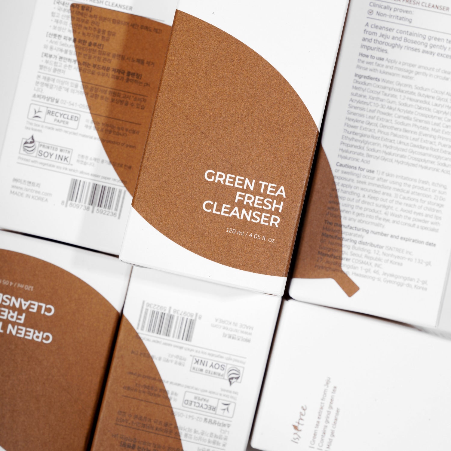 CLEARANCE (DENTED) ISNTREE Green Tea Fresh Cleanser 120ml