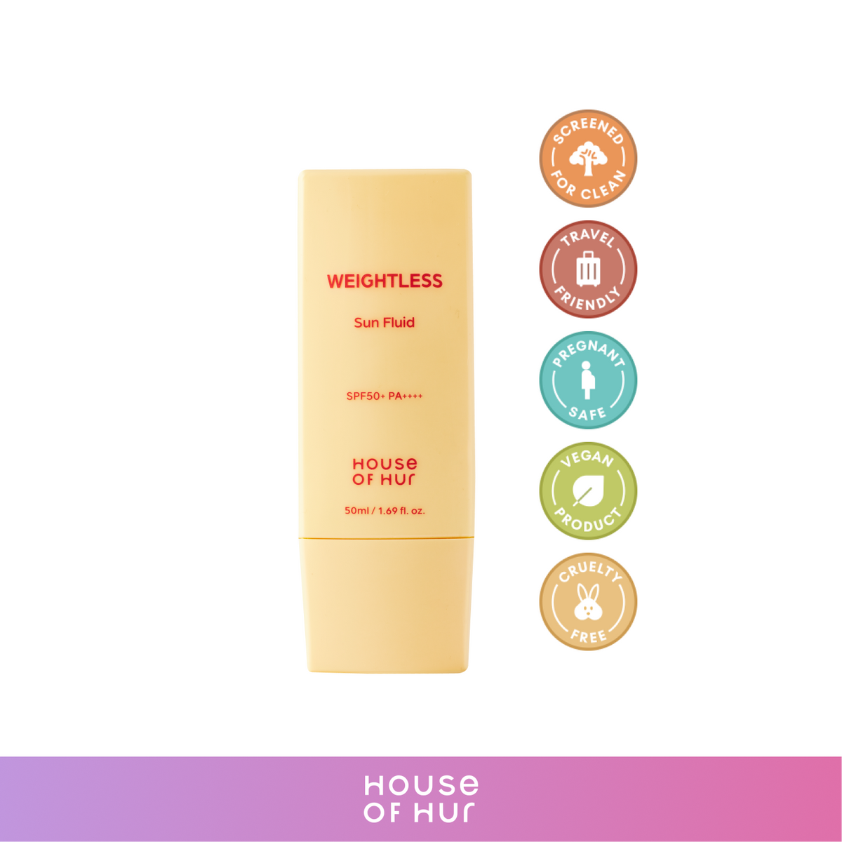 HOUSE OF HUR Weightless Sun Fluid 50mL