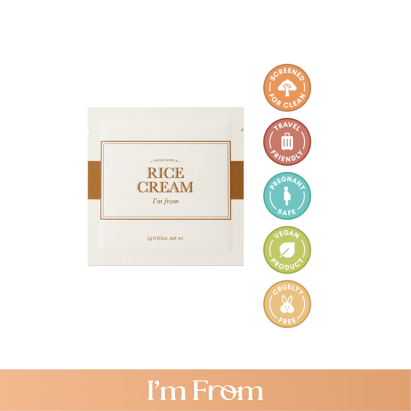 I'M FROM (SAMPLE) Rice Cream 1g