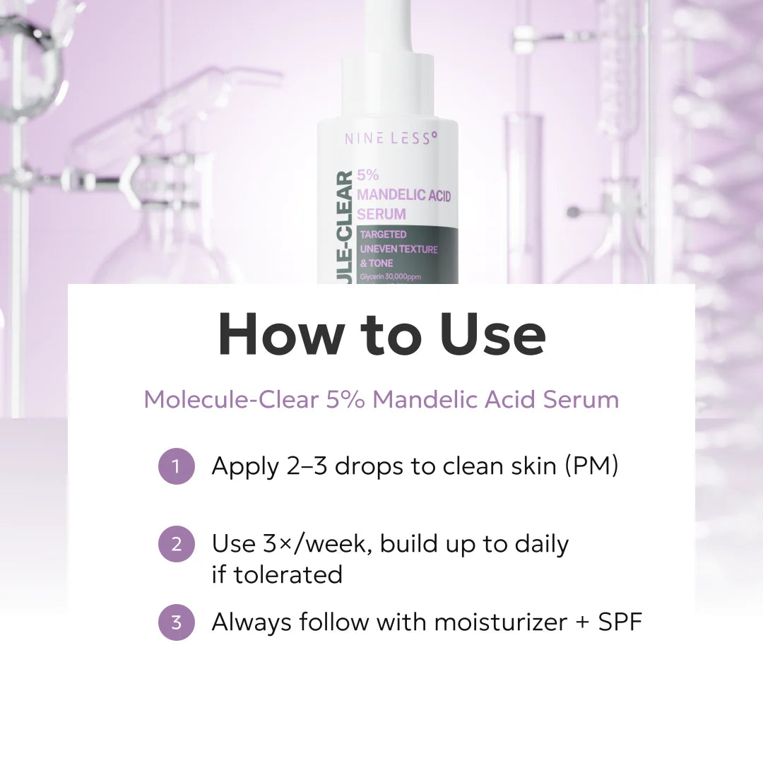 NINELESS Molecule-Clear 5% Mandelic Acid Serum 30ml