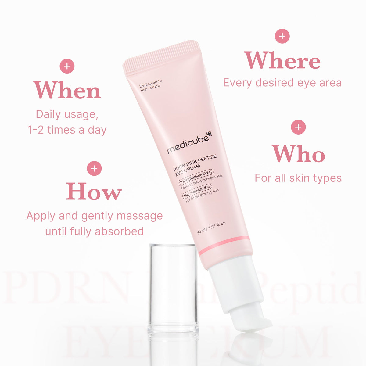 MEDICUBE PDRN Pink Peptide Eye Cream