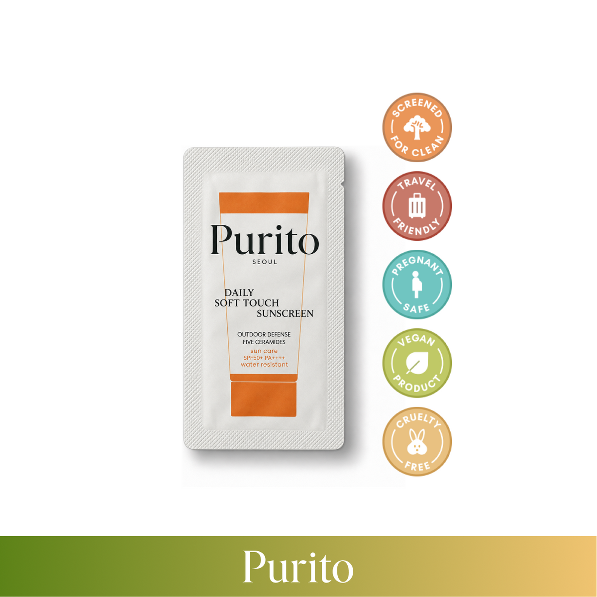 PURITO SEOUL (SAMPLE) Daily Soft Touch Sunscreen 1mL