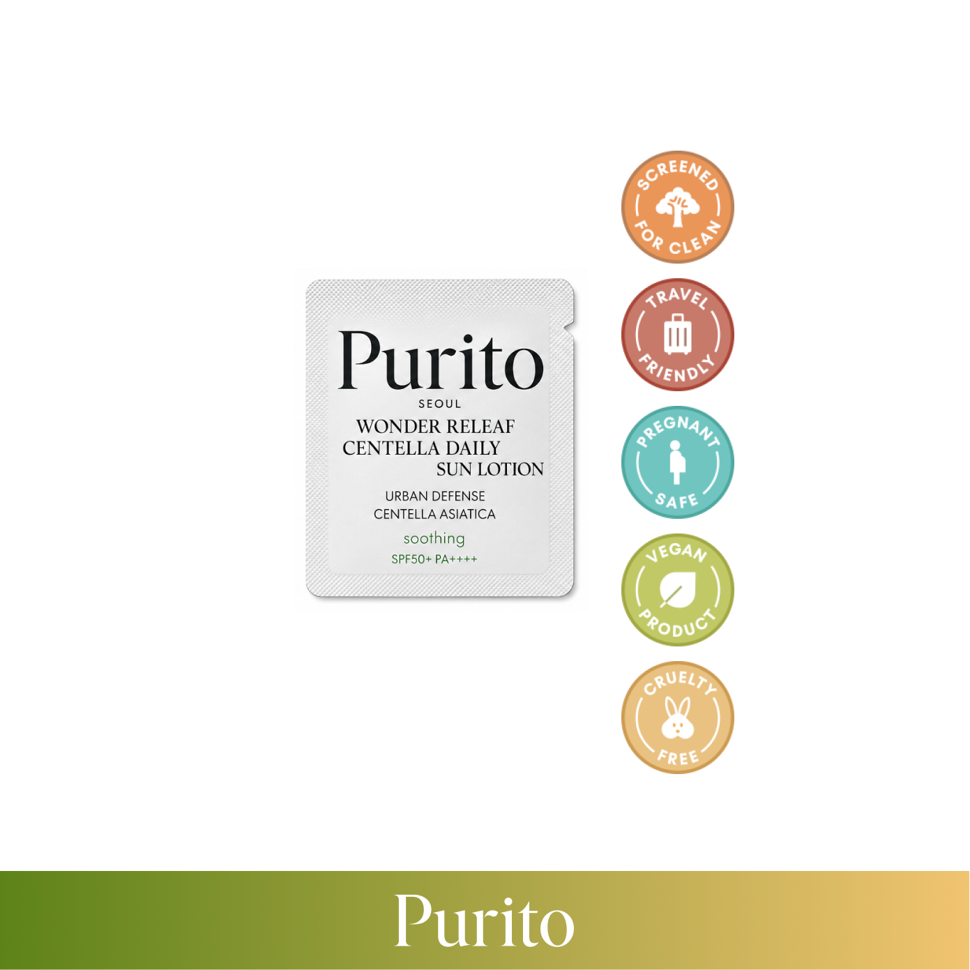PURITO (Sample) Wonder Releaf Centella Daily Sun Lotion 5mL