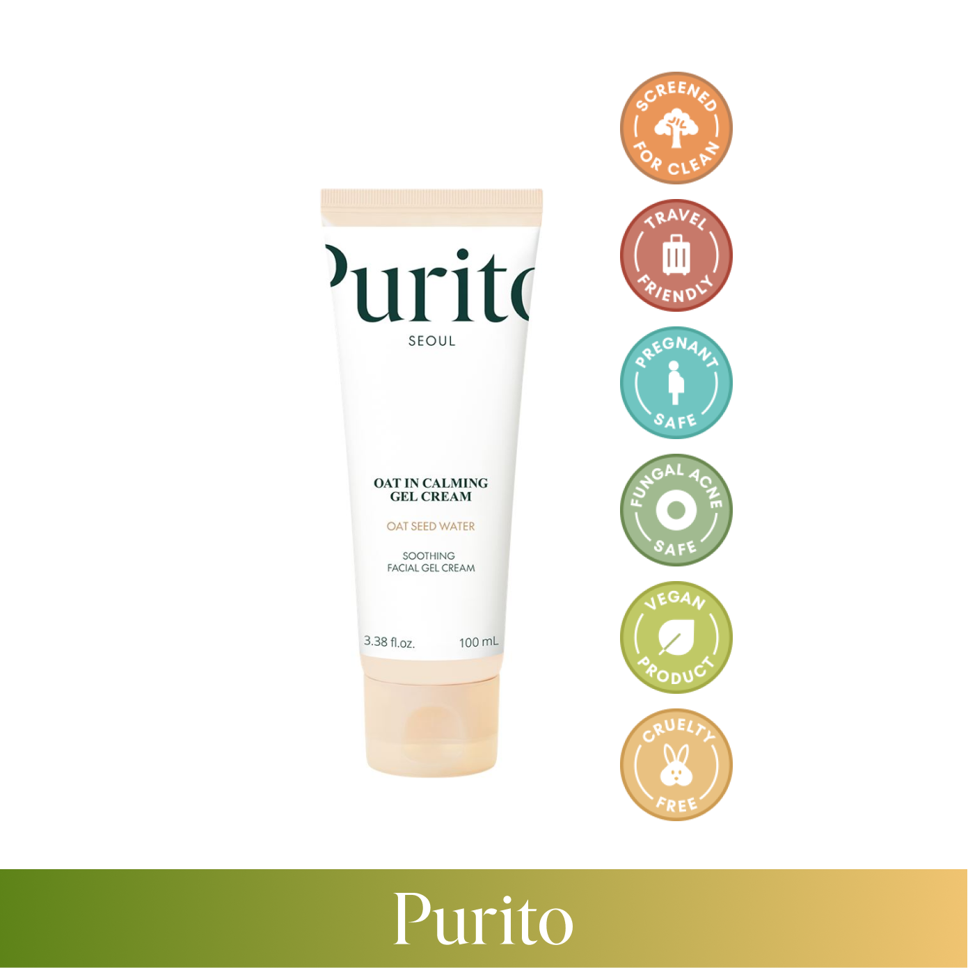 PURITO Oat in Calming Gel Cream 100ml