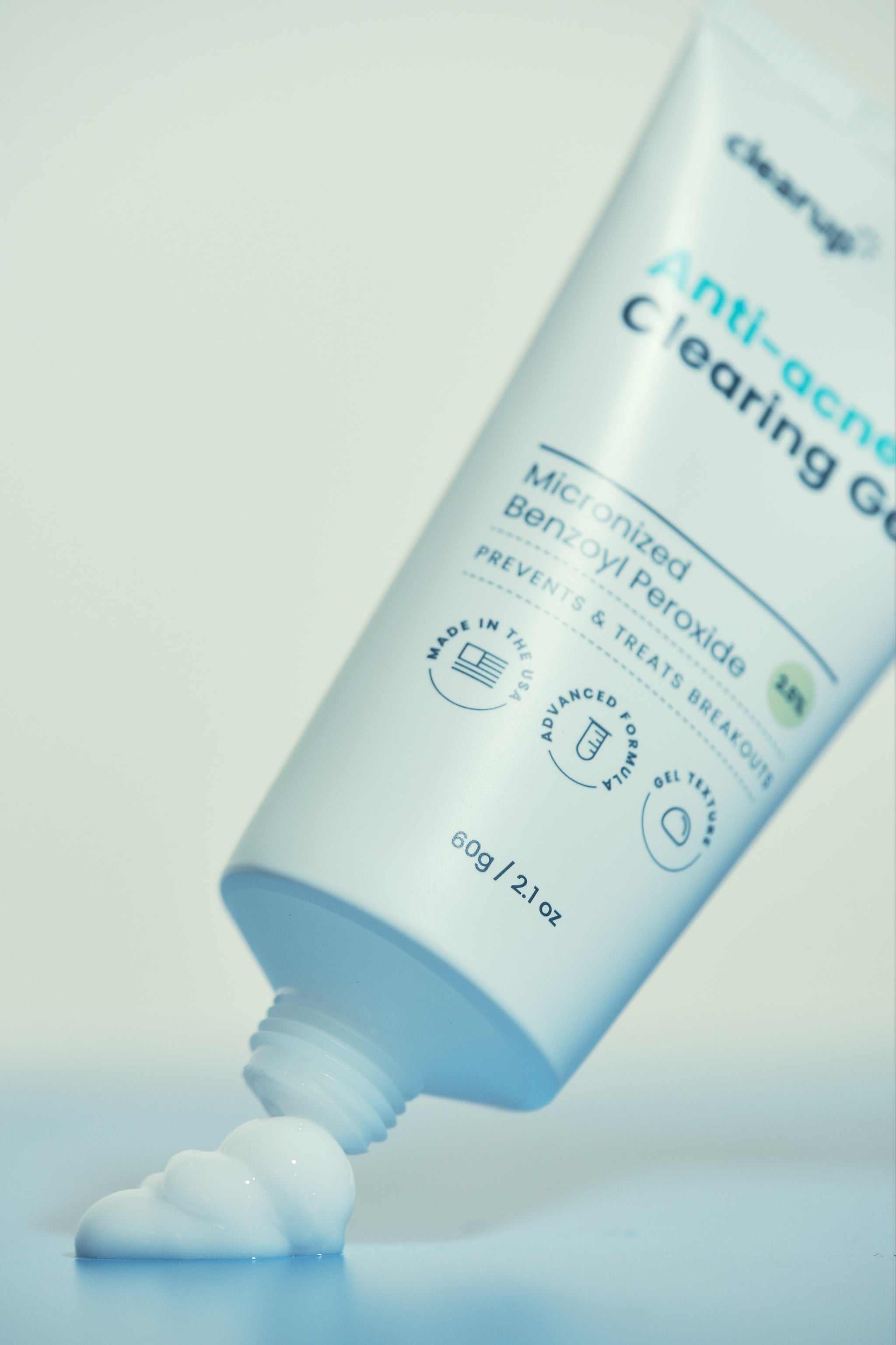CLEARUP Clearing Gel Micronized Benzoyl Peroxide 2.5% 60g