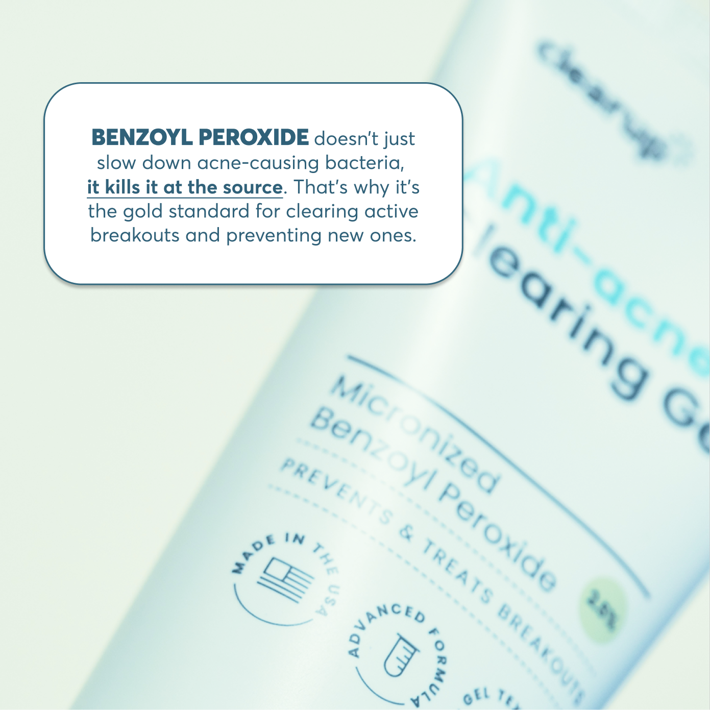 (MINI) BENZOYL PEROXIDE 2.5% 5g