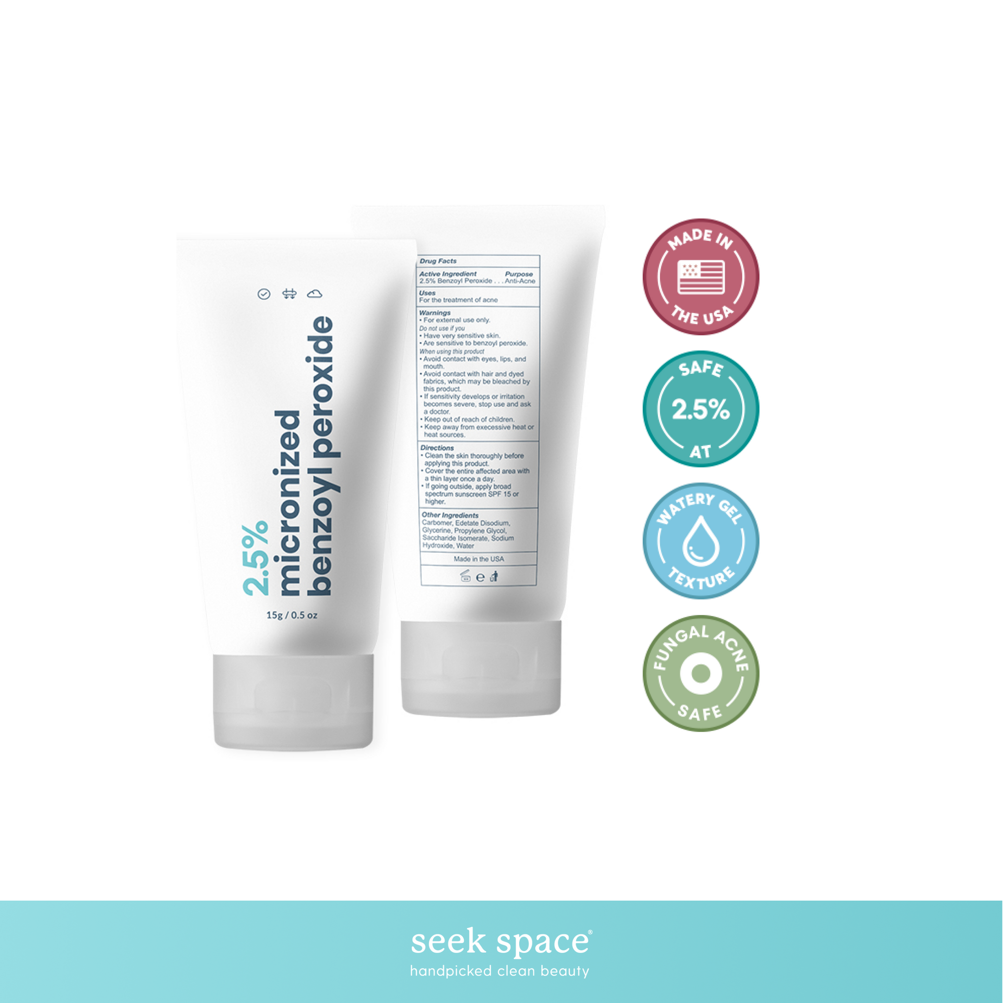 MICRONIZED BENZOYL PEROXIDE 2.5% 15g