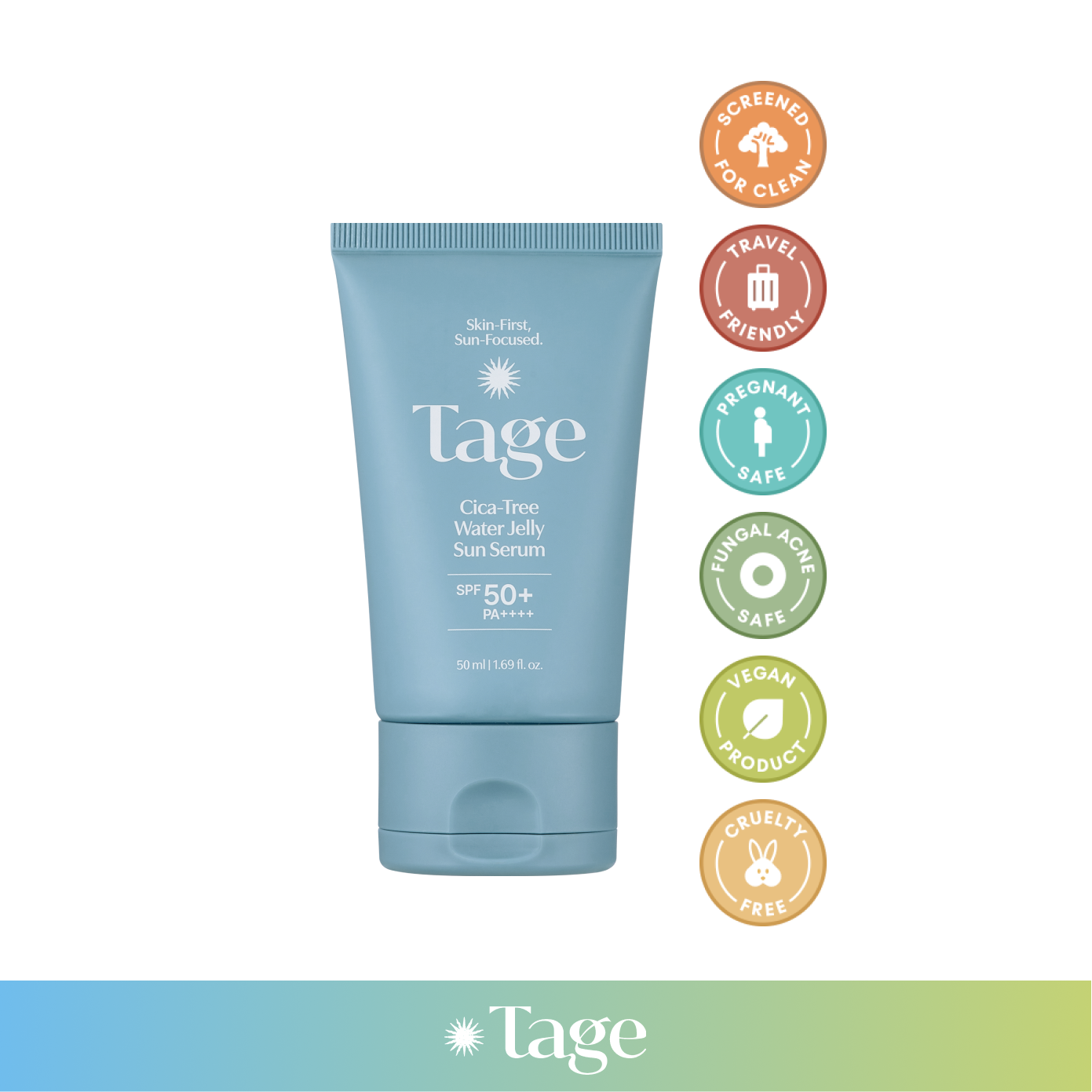 TAGE Cica-Tree Water Jelly Sun Serum 50mL
