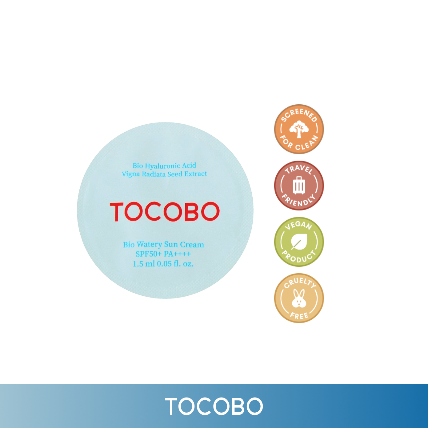 TOCOBO (Sample) Bio Watery Sun Cream SPF50+ PA++++ 1.5mL