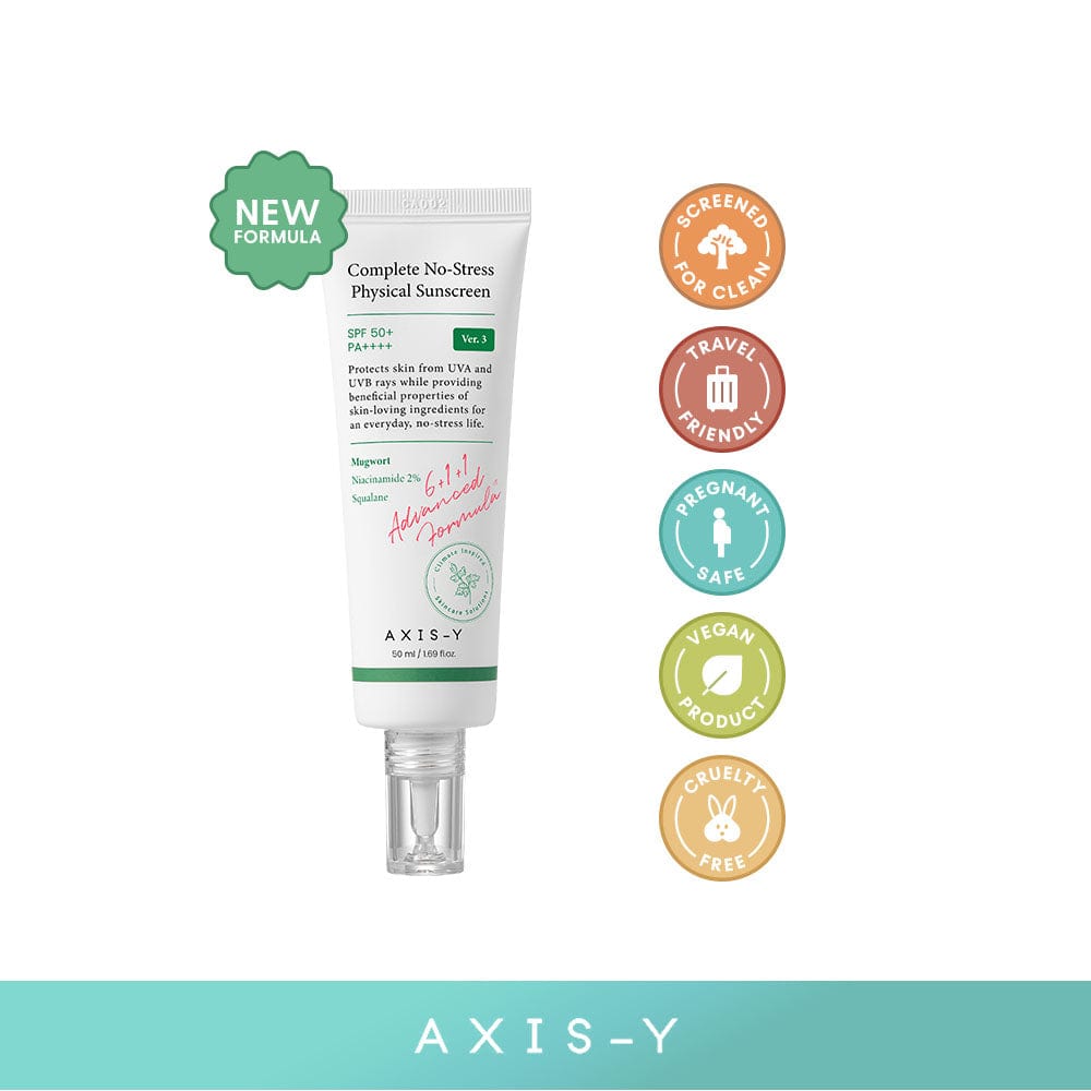 Axis-Y Sunblock AXIS-Y (VER. 3) Complete No-Stress Physical Sunscreen SPF 50+ PA++++ 50ml