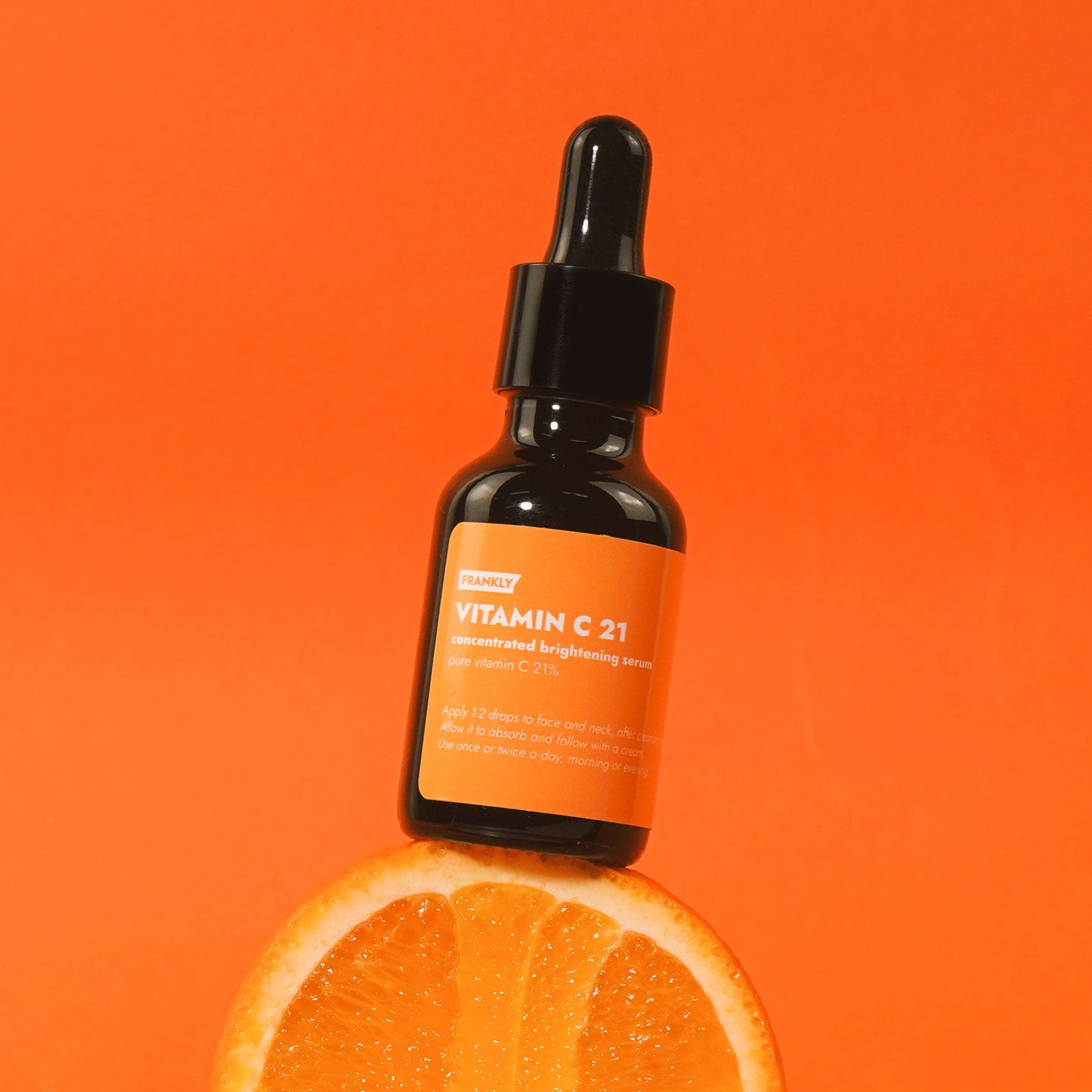 Frankly Serum CLEARANCE FRANKLY Vitamin C 21% Concentrated Brightening Serum 15ml [EXP. 02/2025]