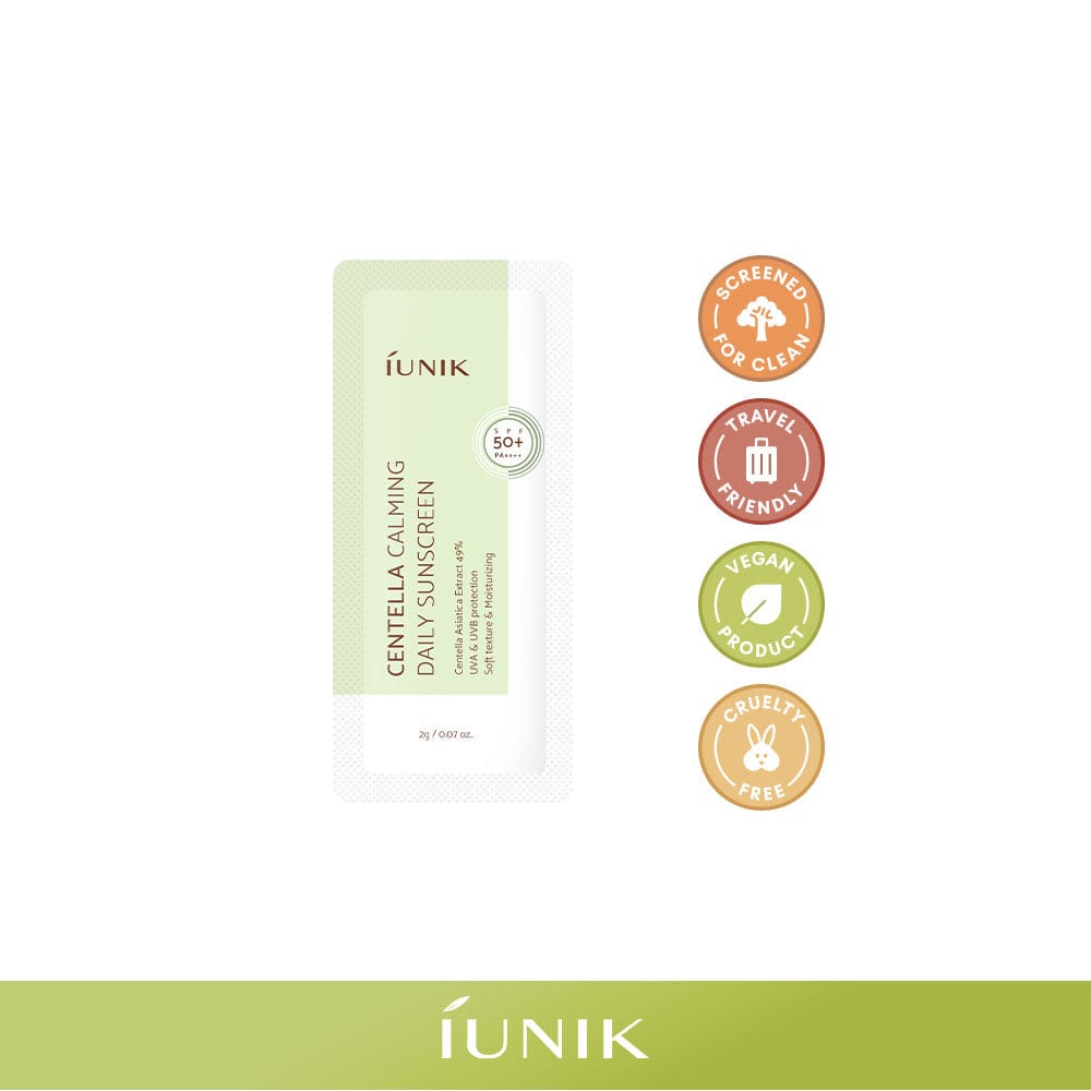 Iunik Sample IUNIK (SAMPLE) Centella Calming Daily Sunscreen SPF 50+ PA++++ 2mL