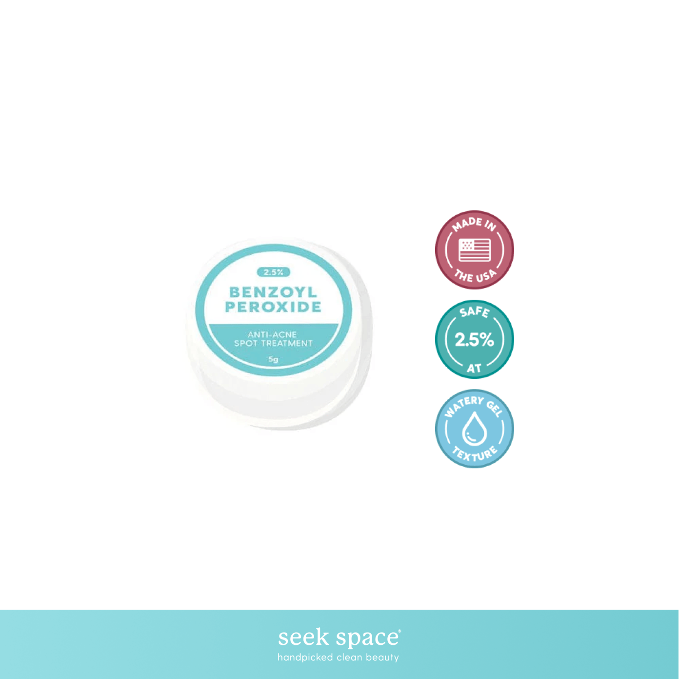 Seek Space Sample (MINI) BENZOYL PEROXIDE 2.5% 5g