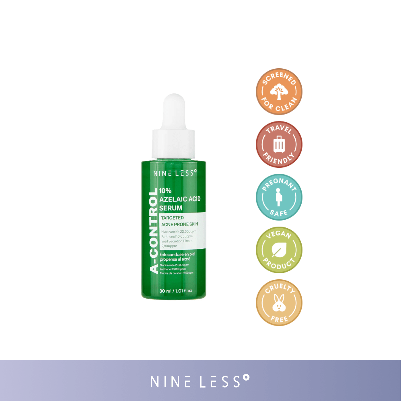 Nineless Serum NINE LESS A-Control 10% Azelaic Acid Serum 30ml