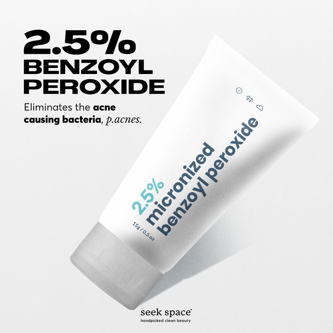 Seek Space Serum MICRONIZED BENZOYL PEROXIDE 2.5% 15g